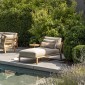 Chaise Longue Lucas - Teck et Confort Extérieur | Coolgarden Béziers