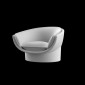 Luna Lounge Chair - Luxe Polyéthylène Recyclable | Coolgarden Beziers