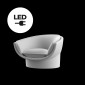 Luna Lounge Chair - Luxe Polyéthylène Recyclable | Coolgarden Beziers